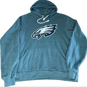 Majestic Threads Philadelphia Eagles Jalen Hurts #1 Hoodie Sweatshirt